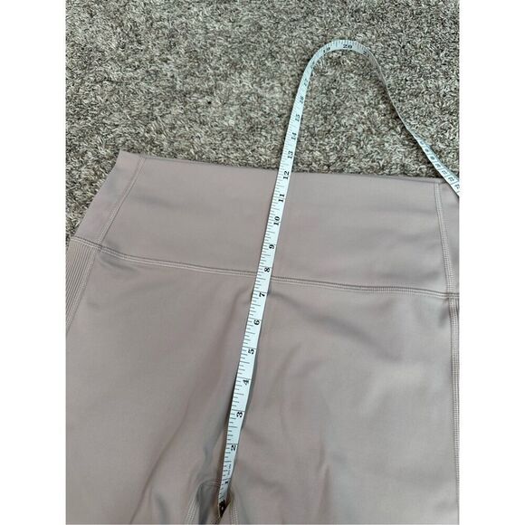 offline by aerie goals shortie high rise 4” biker shorts mauve XL ribbed sides - Picture 6 of 6